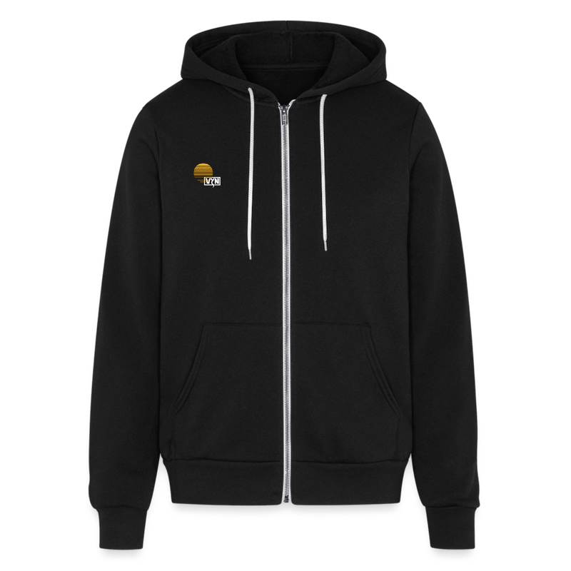 VYN “Early Riser (talk about it, be about it…)”  Full zip Unisex Hoodie - black
