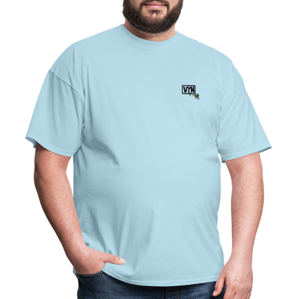 VYN Pushin Daisies Unisex Tee - powder blue