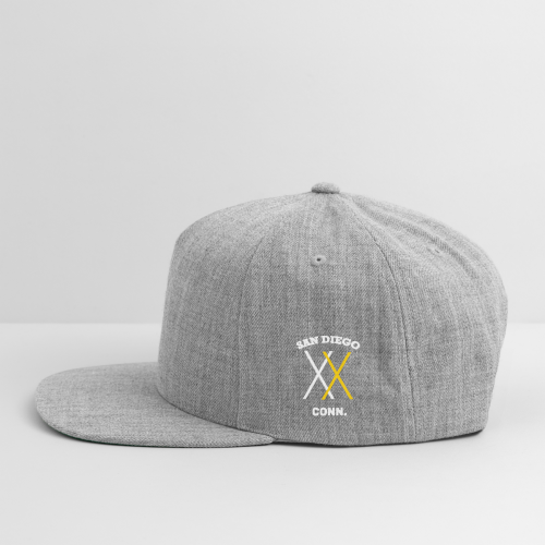 Snapback Baseball Cap - heather gray