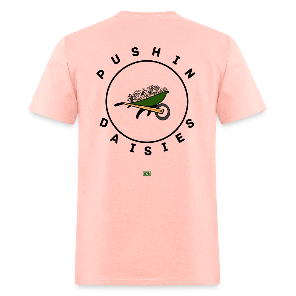 VYN Pushin Daisies Unisex Tee - blush pink 