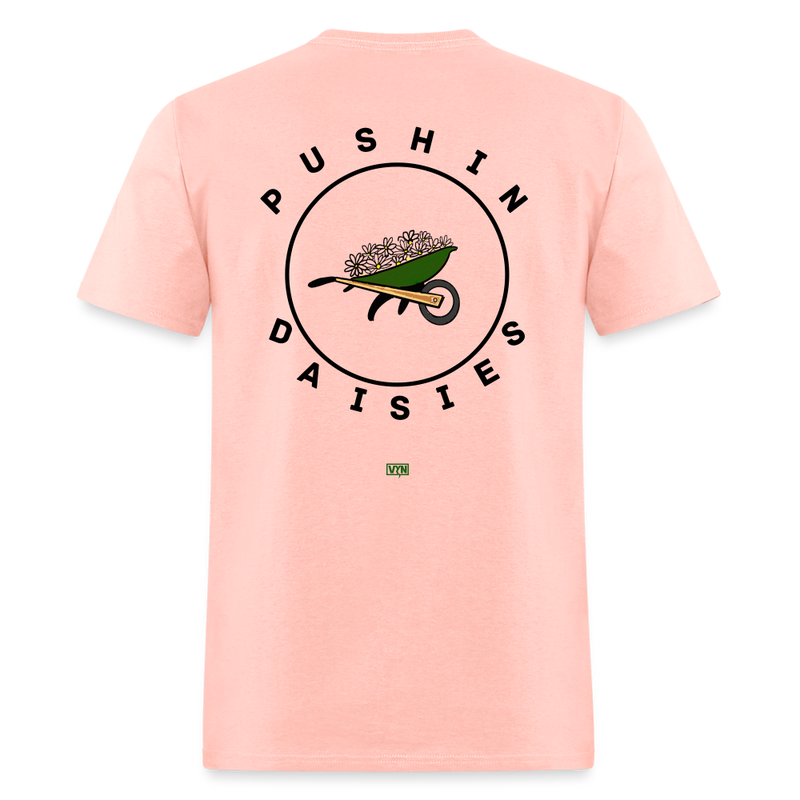 VYN Pushin Daisies Unisex Tee - blush pink 