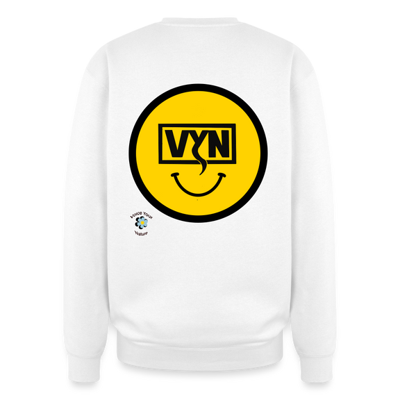 VYN Feelgoooood Oversized Crewneck Sweatshirt - white