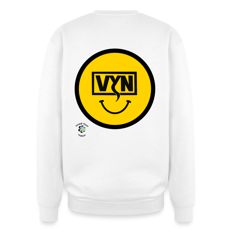 VYN Feelgoooood Oversized Crewneck Sweatshirt - white