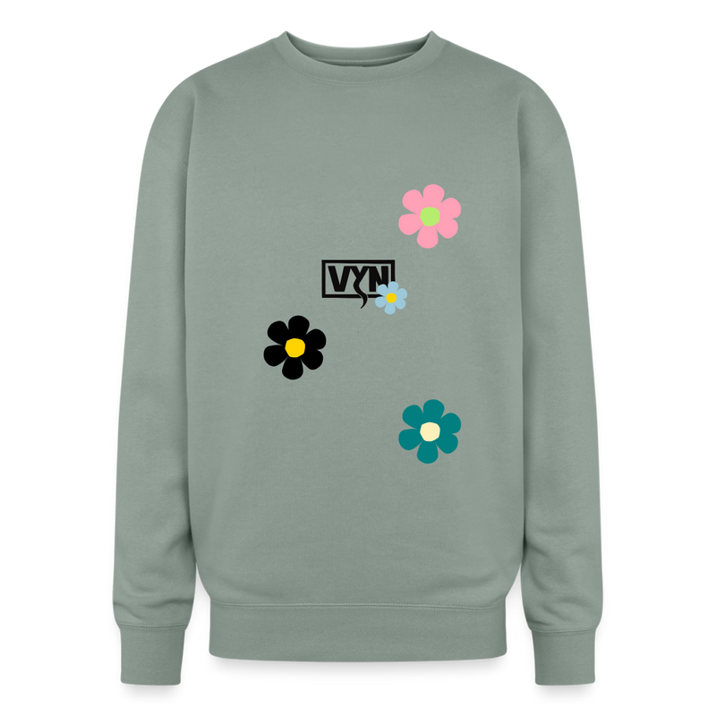 VYN Feelgoooood Oversized Crewneck Sweatshirt - sage