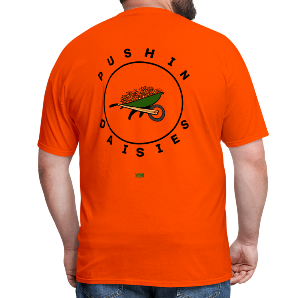 VYN Pushin Daisies Unisex Tee - orange