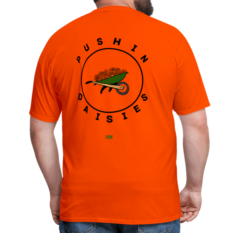 VYN Pushin Daisies Unisex Tee - orange