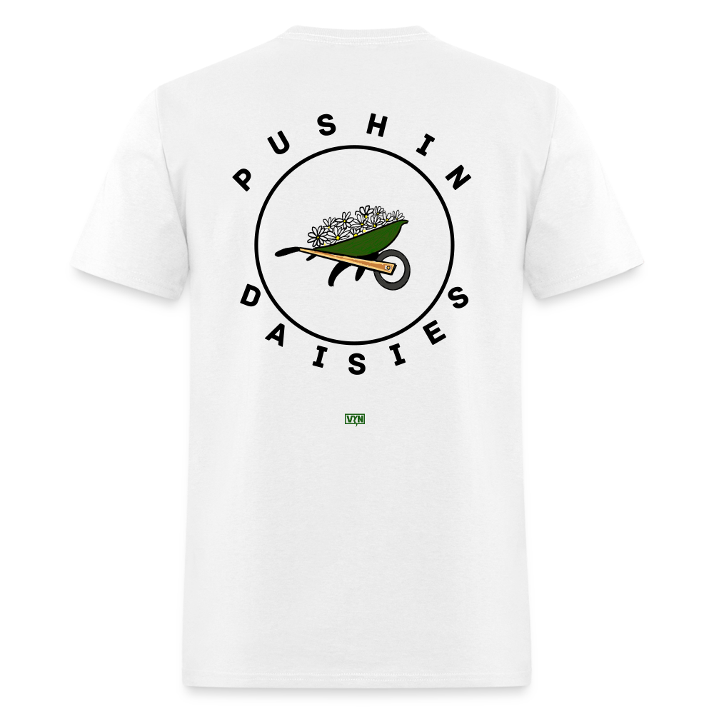 VYN Pushin Daisies Unisex Tee - white