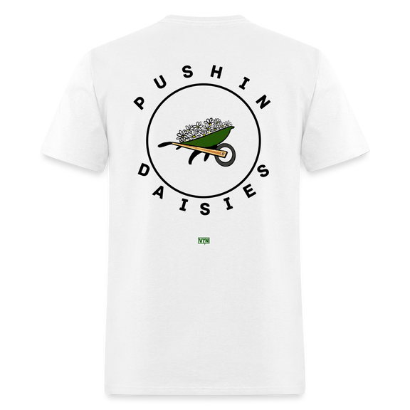 VYN Pushin Daisies Unisex Tee - white