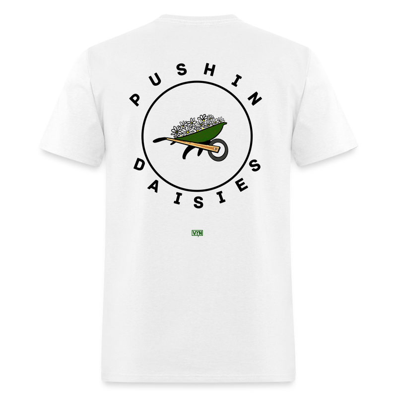VYN Pushin Daisies Unisex Tee - white