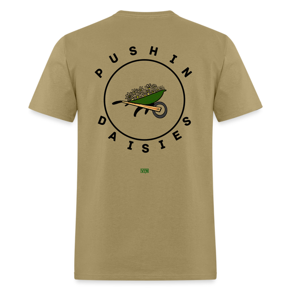 VYN Pushin Daisies Unisex Tee - khaki
