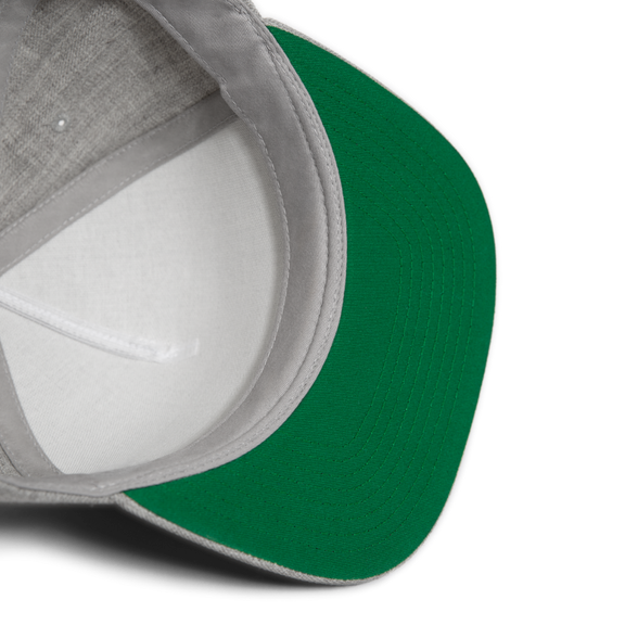Snapback Baseball Cap - heather gray