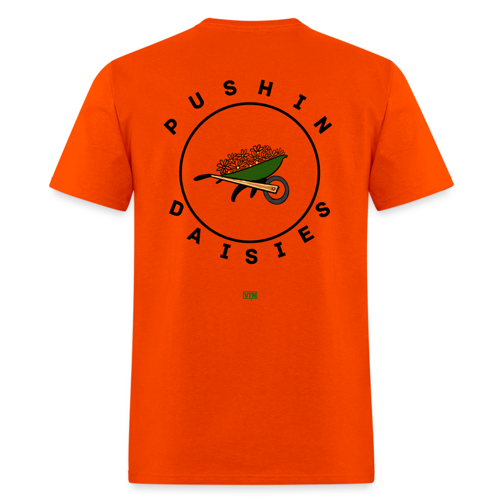 VYN Pushin Daisies Unisex Tee - orange