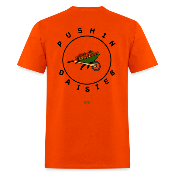 VYN Pushin Daisies Unisex Tee - orange
