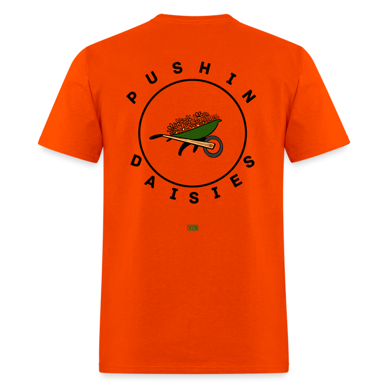 VYN Pushin Daisies Unisex Tee - orange