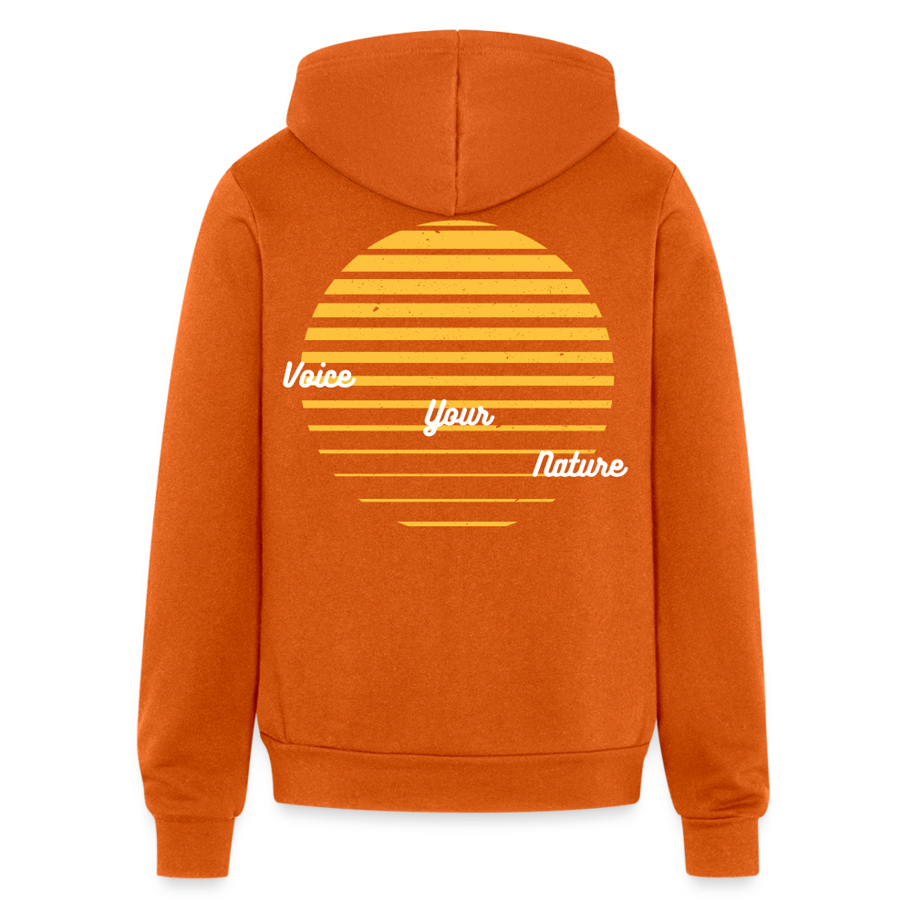 VYN “Early Riser (talk about it, be about it…)”  Full zip Unisex Hoodie - autumn