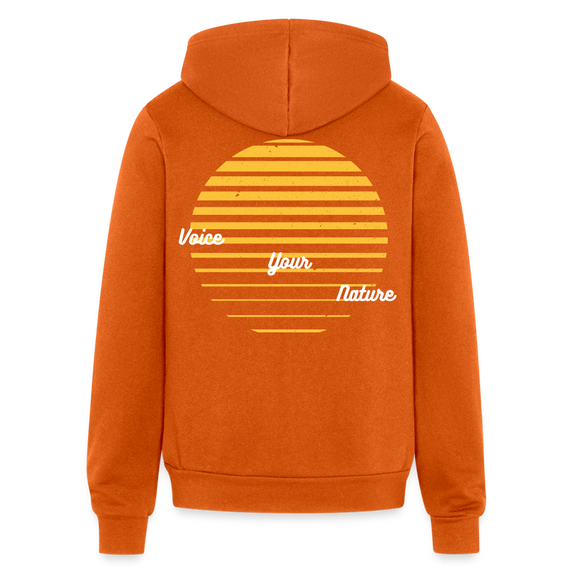VYN “Early Riser (talk about it, be about it…)”  Full zip Unisex Hoodie - autumn