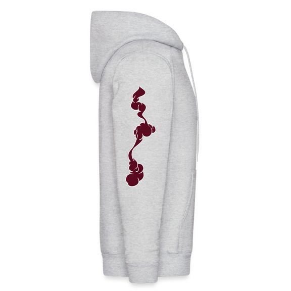 VYN “Let Your Fire Burn” Original Hoodie (maroon) - ash 