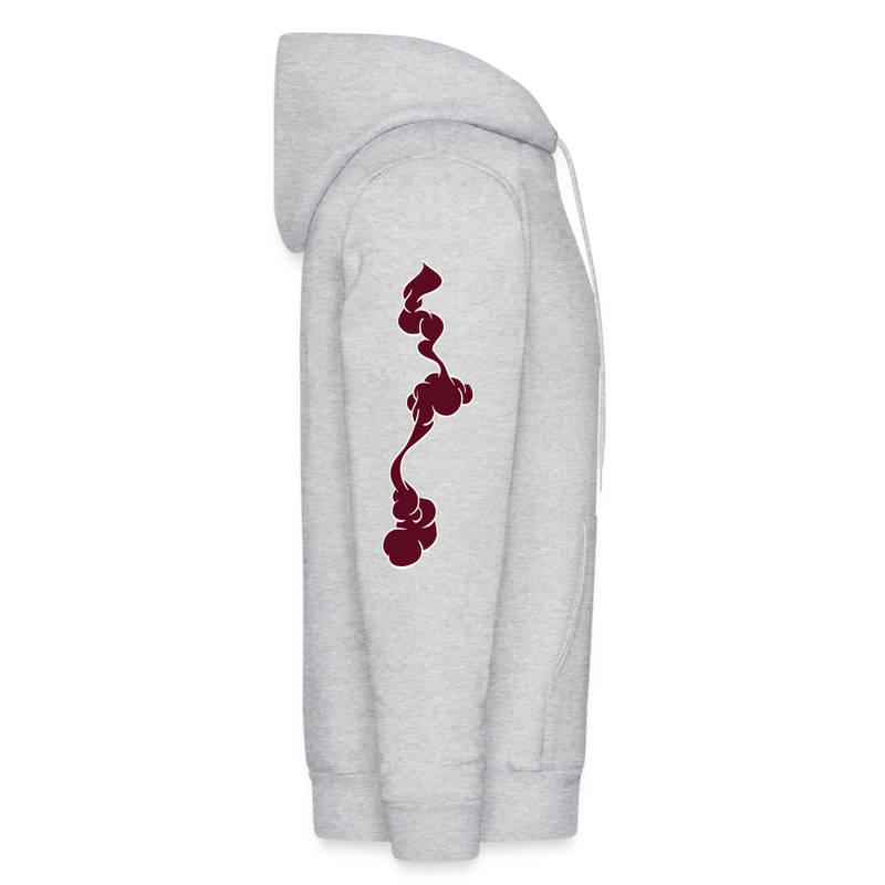 VYN “Let Your Fire Burn” Original Hoodie (maroon) - ash 
