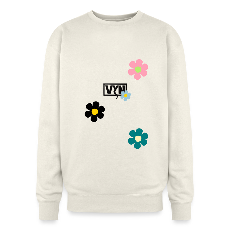 VYN Feelgoooood Oversized Crewneck Sweatshirt - ivory