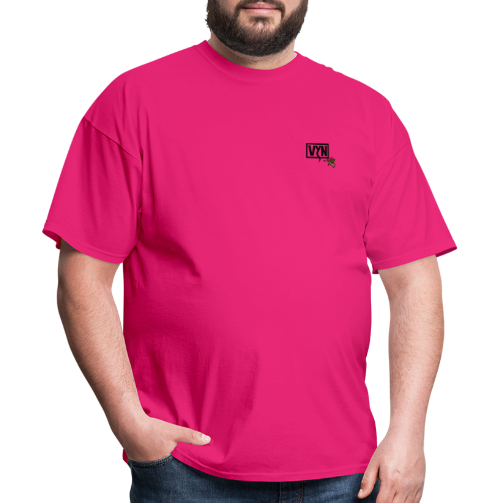 VYN Pushin Daisies Unisex Tee - fuchsia