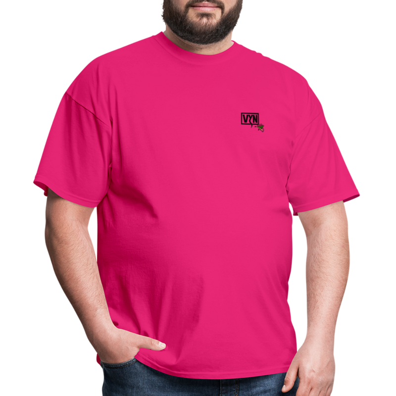 VYN Pushin Daisies Unisex Tee - fuchsia