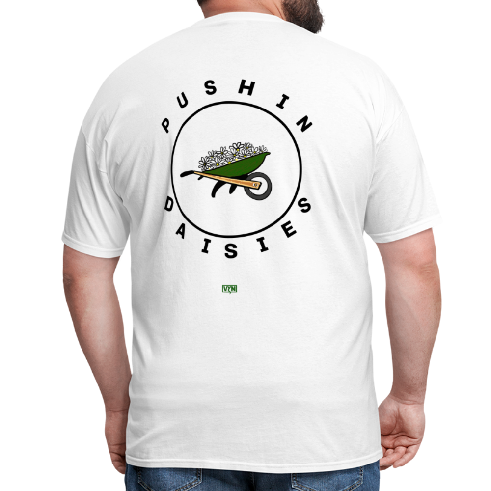 VYN Pushin Daisies Unisex Tee - white
