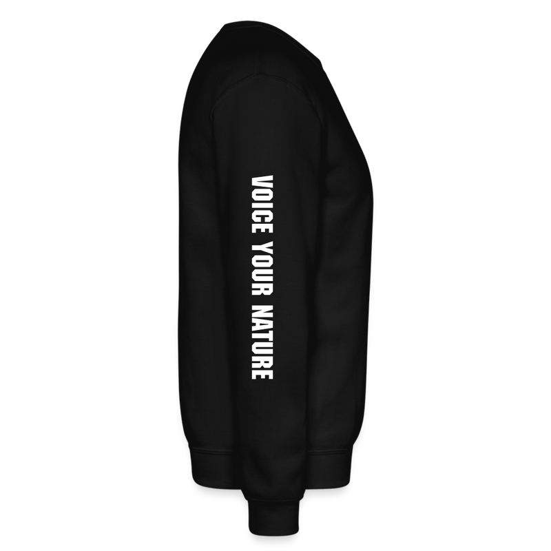 VYN Crewneck Sweatshirt (white logo) - black