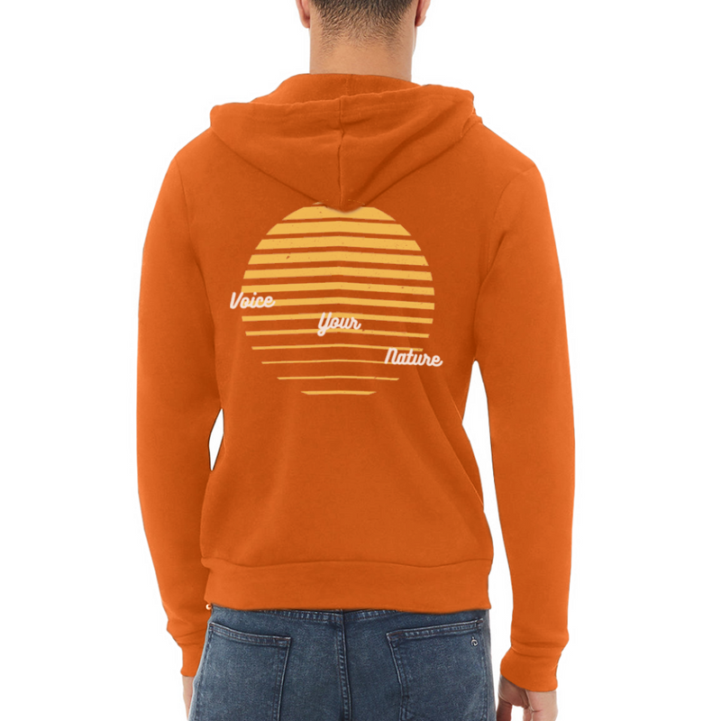 VYN “Early Riser (talk about it, be about it…)”  Full zip Unisex Hoodie - autumn