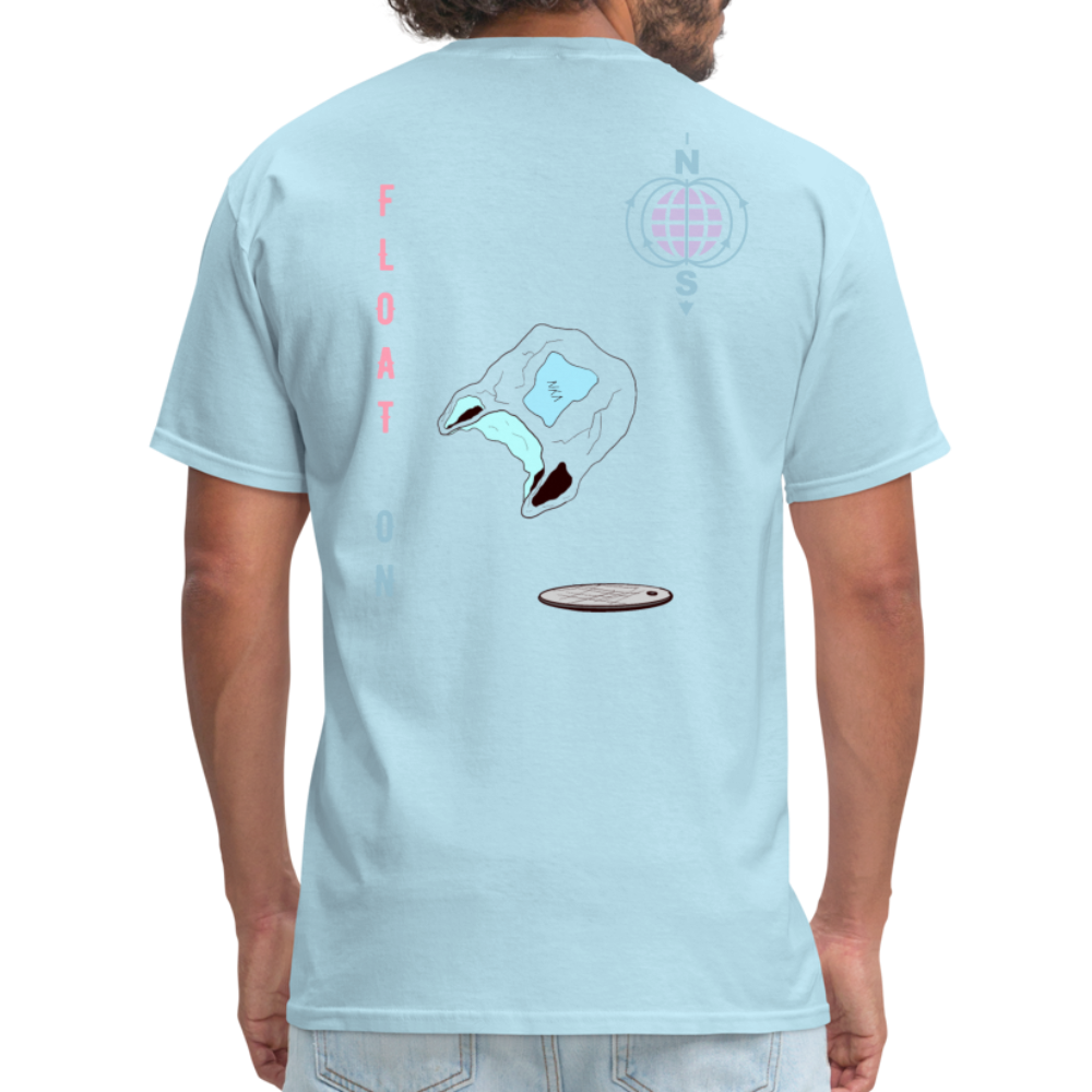 VYN FLOAT ON Unisex Tee - powder blue