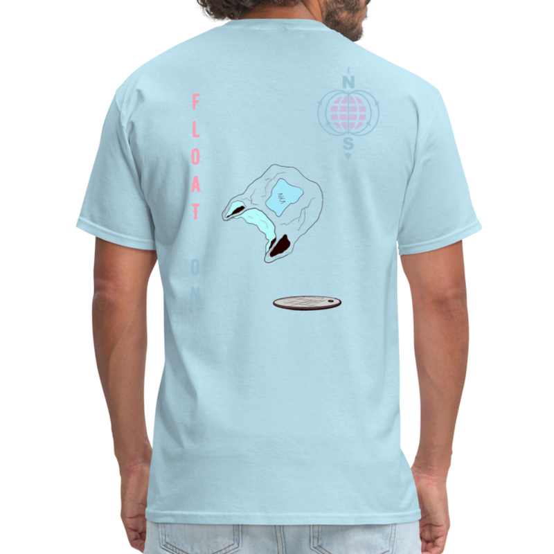 VYN FLOAT ON Unisex Tee - powder blue
