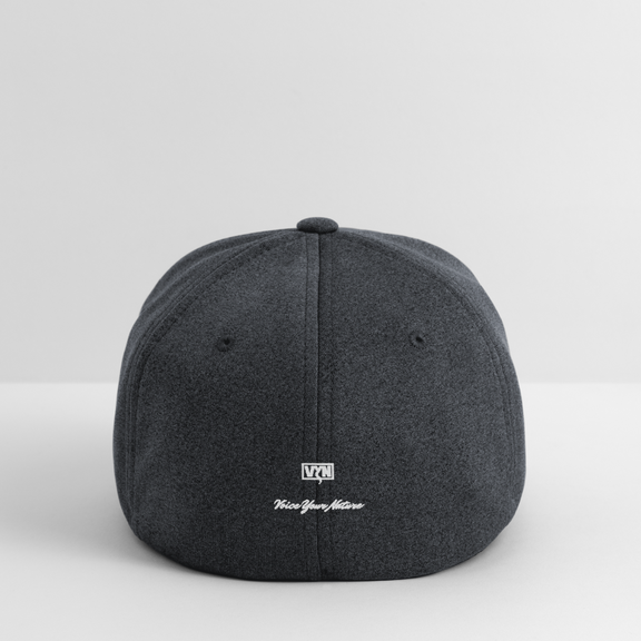 VYN Smiles fo miles Flexfit Baseball Cap - dark heather gray