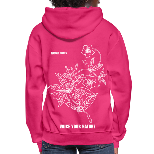VYN “Nature Calls” Original Women's Hoodie - fuchsia