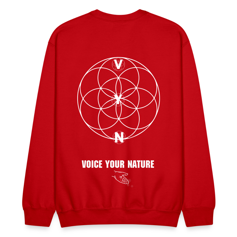 VYN Unisex “Plantin’ seeds” Crewneck Sweatshirt - red