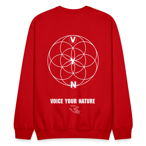 VYN Unisex “Plantin’ seeds” Crewneck Sweatshirt - red