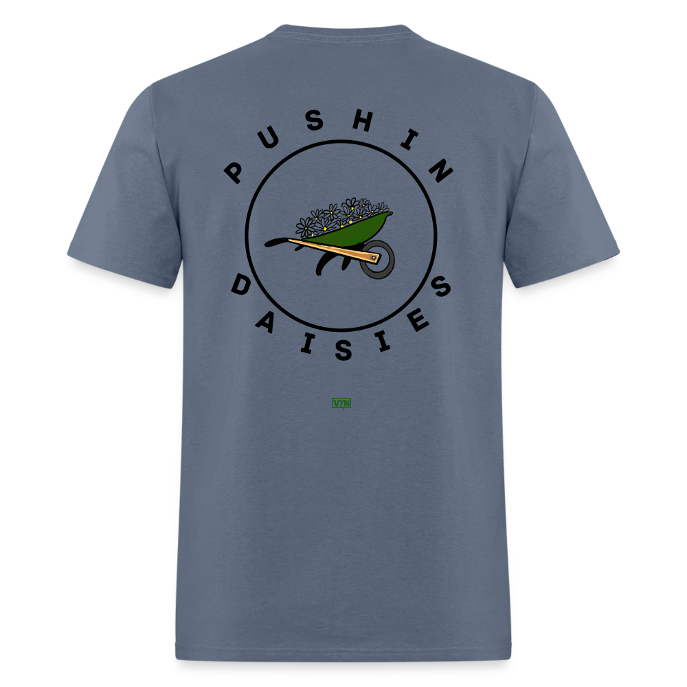 VYN Pushin Daisies Unisex Tee - denim
