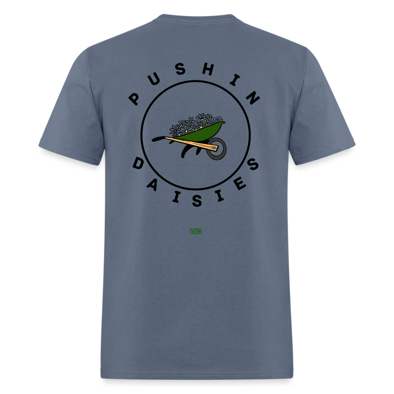 VYN Pushin Daisies Unisex Tee - denim