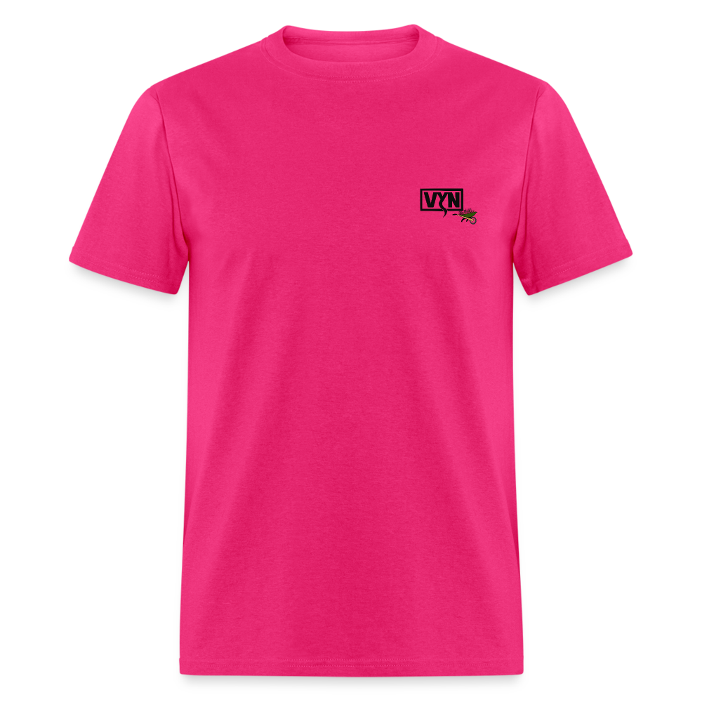 VYN Pushin Daisies Unisex Tee - fuchsia
