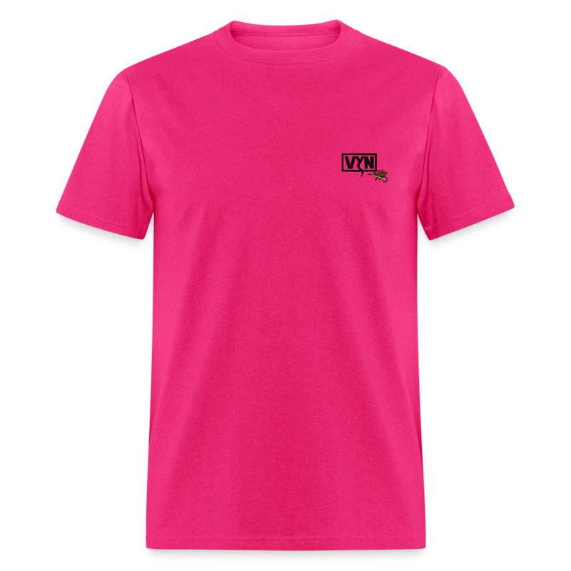 VYN Pushin Daisies Unisex Tee - fuchsia