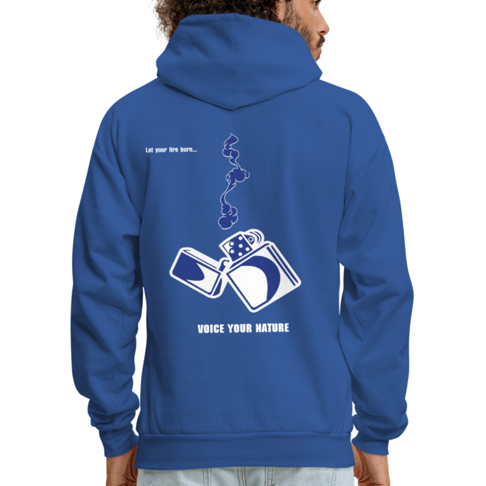 VYN “Let Your Fire Burn” Original Hoodie (Royal blue) - royal blue