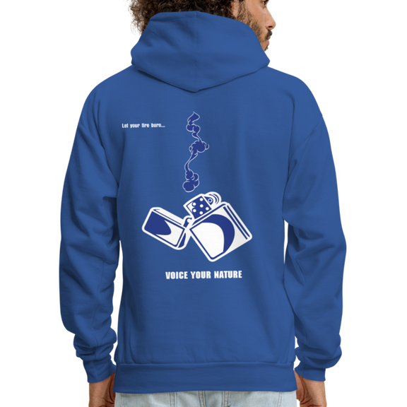 VYN “Let Your Fire Burn” Original Hoodie (Royal blue) - royal blue