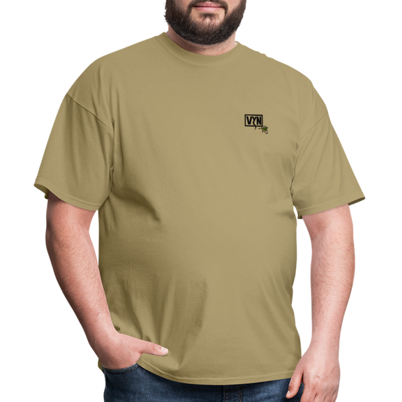 VYN Pushin Daisies Unisex Tee - khaki