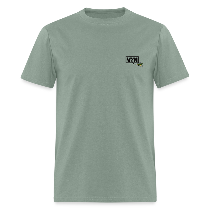 VYN Pushin Daisies Unisex Tee - sage