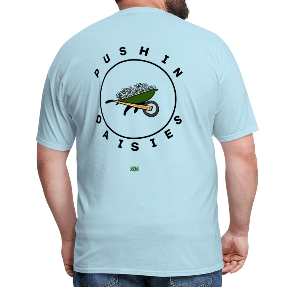 VYN Pushin Daisies Unisex Tee - powder blue