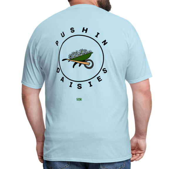 VYN Pushin Daisies Unisex Tee - powder blue