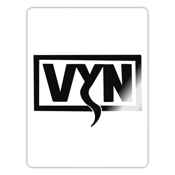 Sticker - white glossy