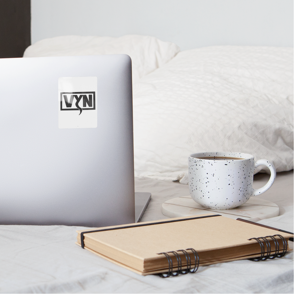 Sticker - white glossy